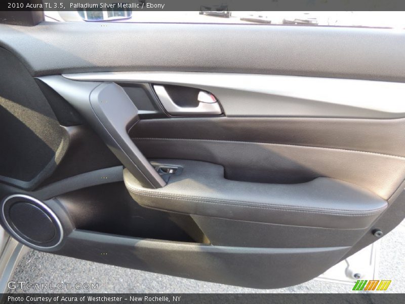 Palladium Silver Metallic / Ebony 2010 Acura TL 3.5