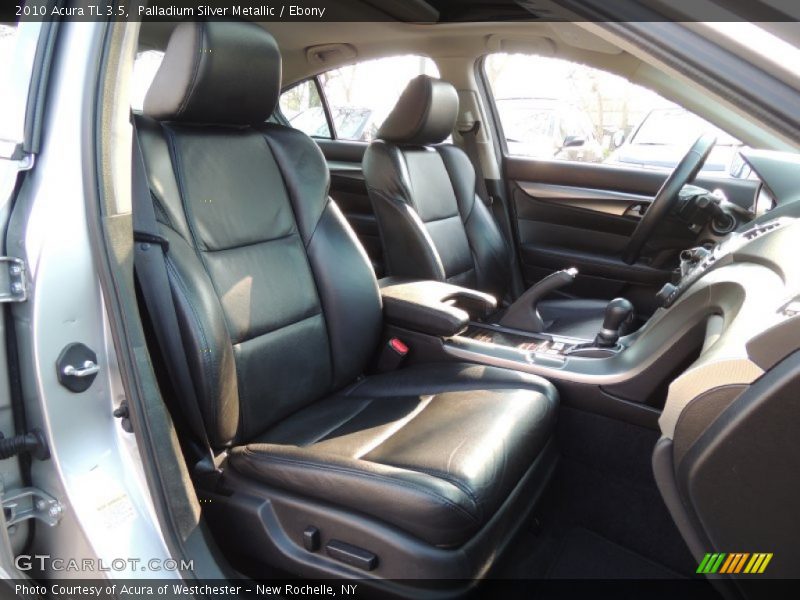 Palladium Silver Metallic / Ebony 2010 Acura TL 3.5