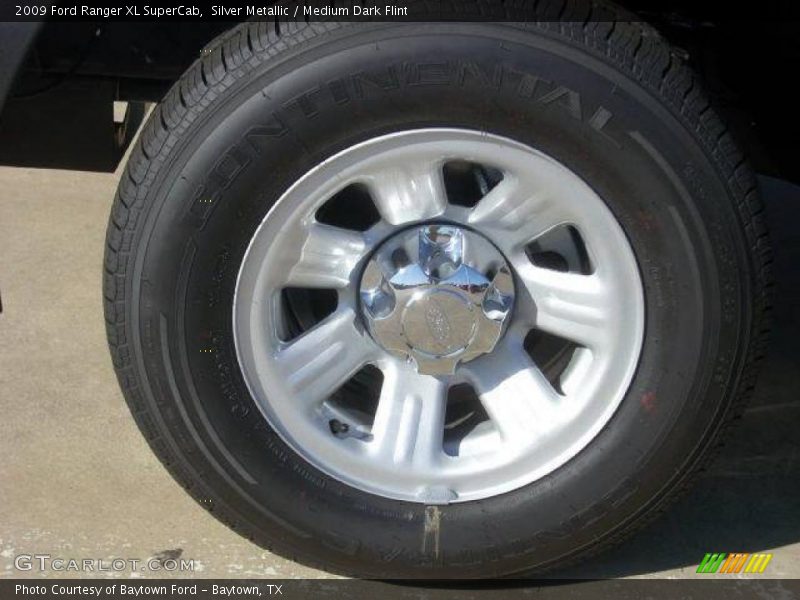 Silver Metallic / Medium Dark Flint 2009 Ford Ranger XL SuperCab