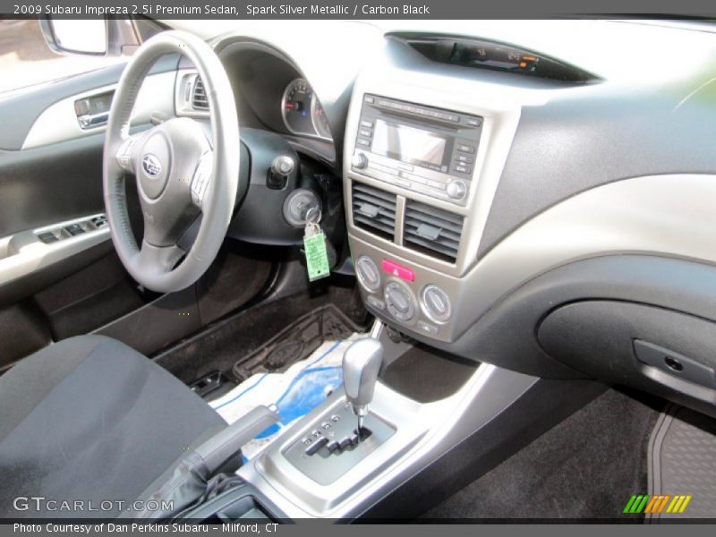 Spark Silver Metallic / Carbon Black 2009 Subaru Impreza 2.5i Premium Sedan