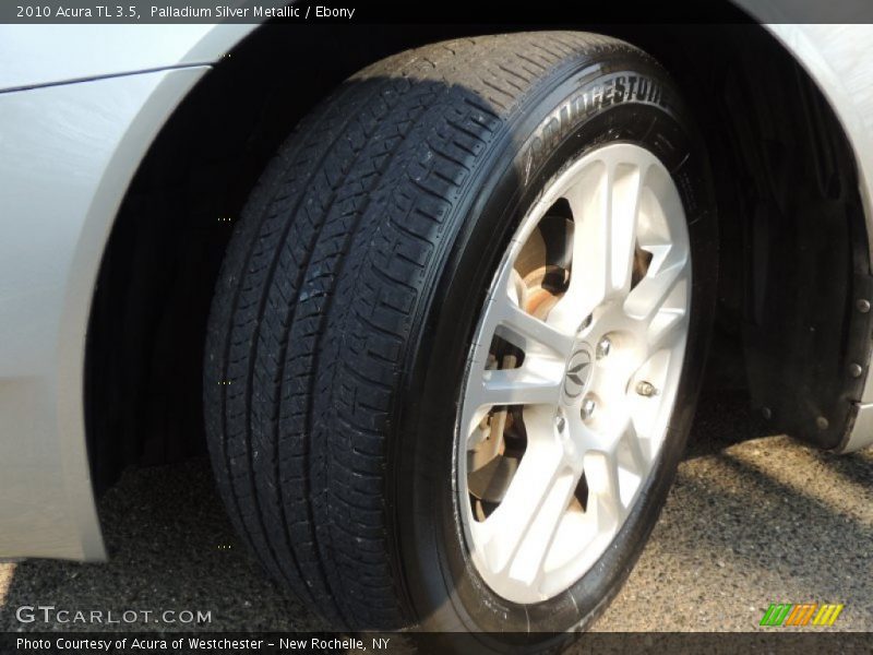 Palladium Silver Metallic / Ebony 2010 Acura TL 3.5
