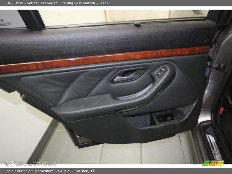 Sterling Grey Metallic / Black 2002 BMW 5 Series 540i Sedan