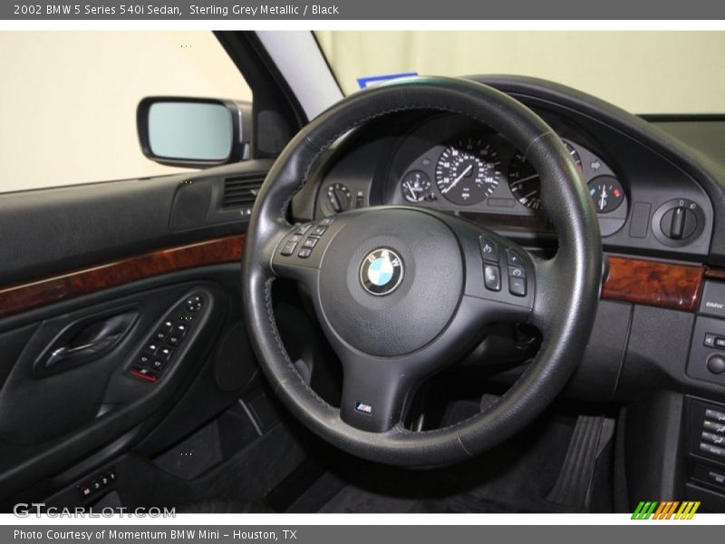 Sterling Grey Metallic / Black 2002 BMW 5 Series 540i Sedan