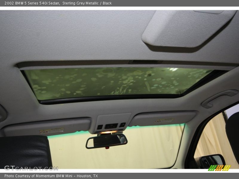 Sterling Grey Metallic / Black 2002 BMW 5 Series 540i Sedan