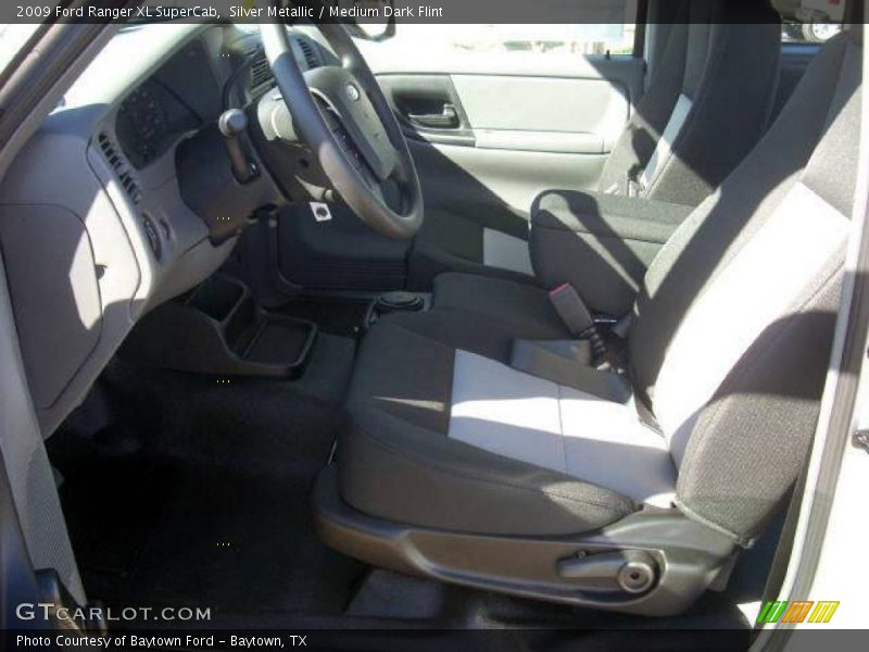 Silver Metallic / Medium Dark Flint 2009 Ford Ranger XL SuperCab
