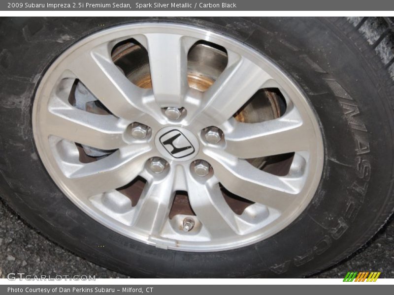 Spark Silver Metallic / Carbon Black 2009 Subaru Impreza 2.5i Premium Sedan