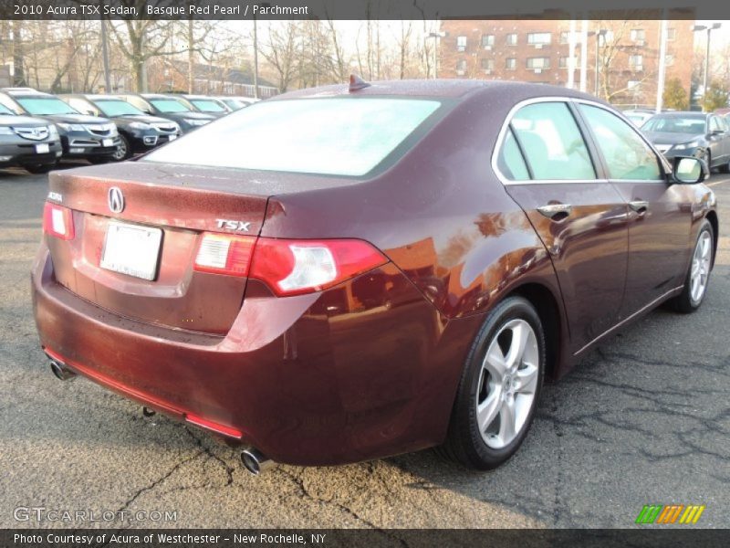 Basque Red Pearl / Parchment 2010 Acura TSX Sedan