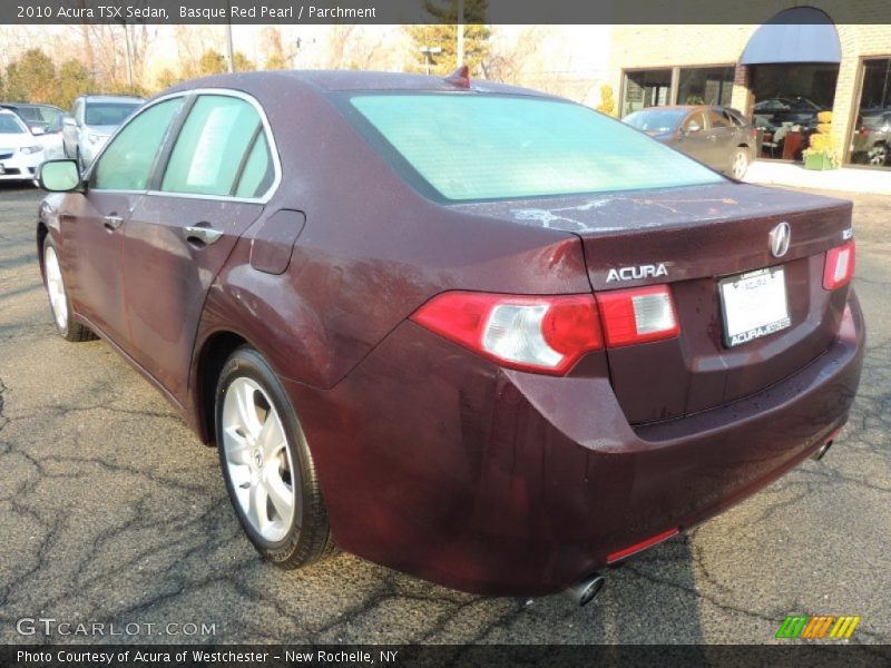 Basque Red Pearl / Parchment 2010 Acura TSX Sedan