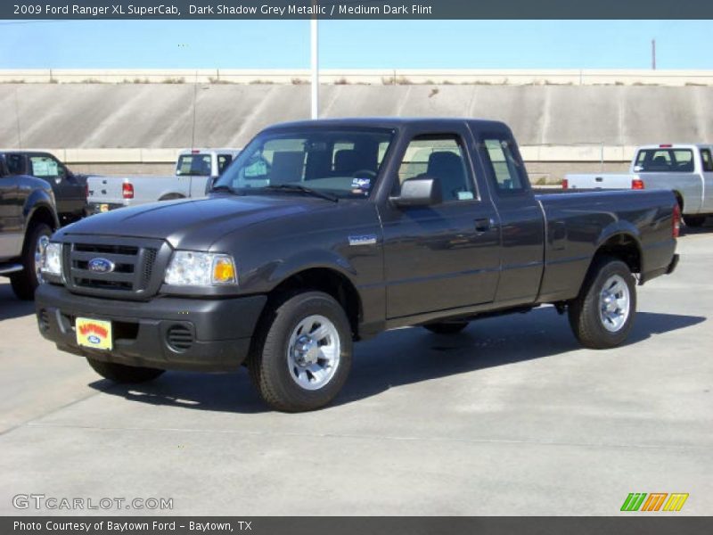 Dark Shadow Grey Metallic / Medium Dark Flint 2009 Ford Ranger XL SuperCab