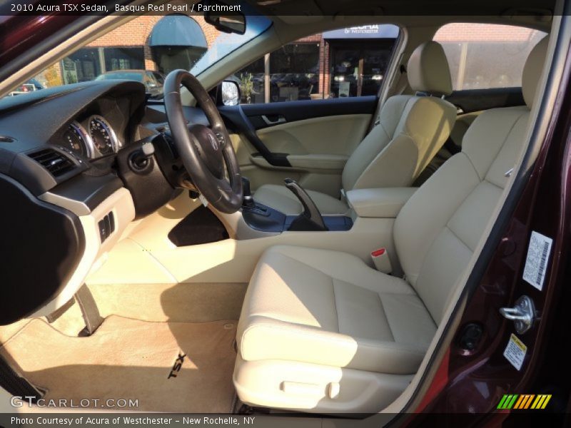 Basque Red Pearl / Parchment 2010 Acura TSX Sedan
