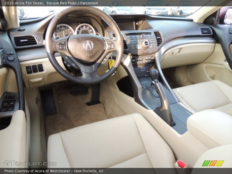Basque Red Pearl / Parchment 2010 Acura TSX Sedan