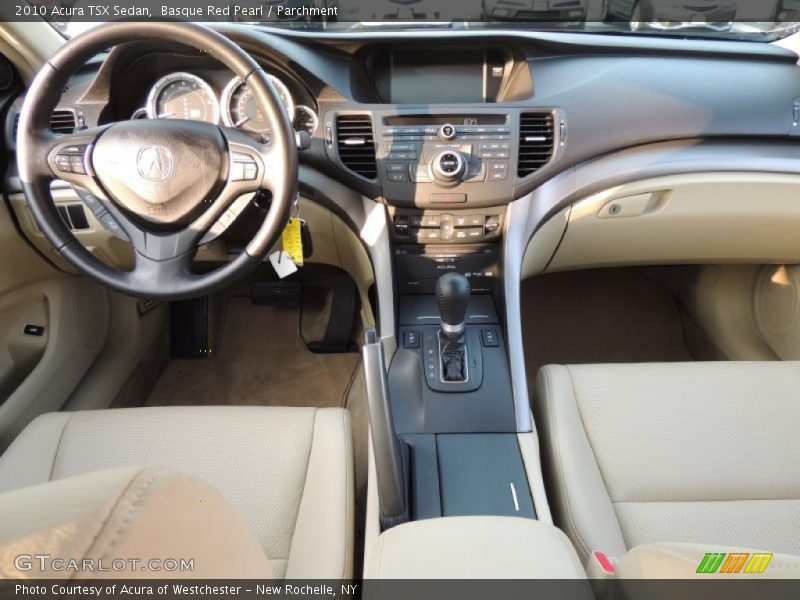 Basque Red Pearl / Parchment 2010 Acura TSX Sedan