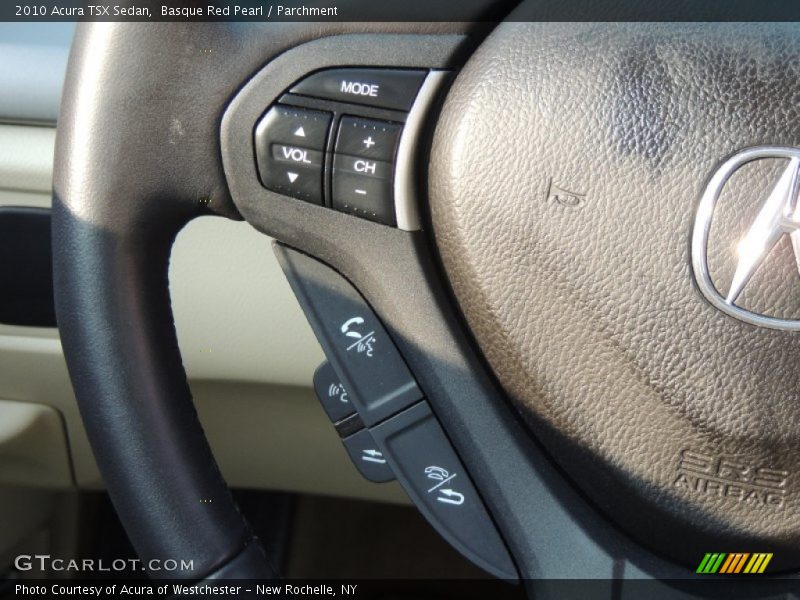 Basque Red Pearl / Parchment 2010 Acura TSX Sedan