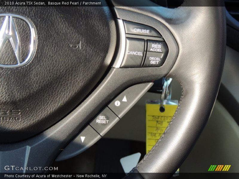 Basque Red Pearl / Parchment 2010 Acura TSX Sedan
