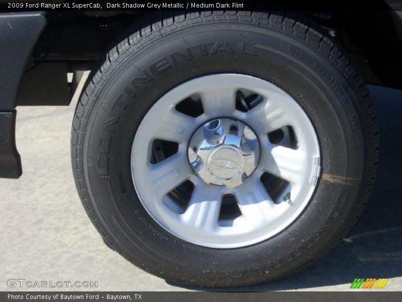 Dark Shadow Grey Metallic / Medium Dark Flint 2009 Ford Ranger XL SuperCab