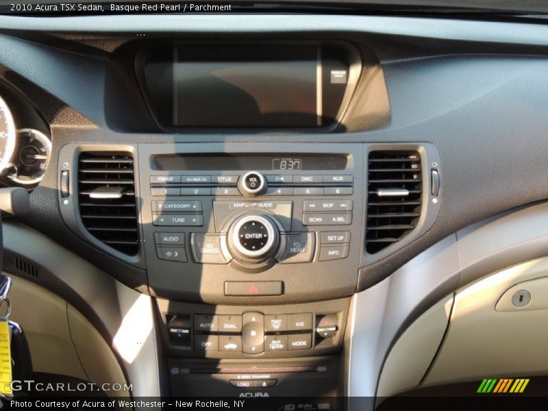 Basque Red Pearl / Parchment 2010 Acura TSX Sedan