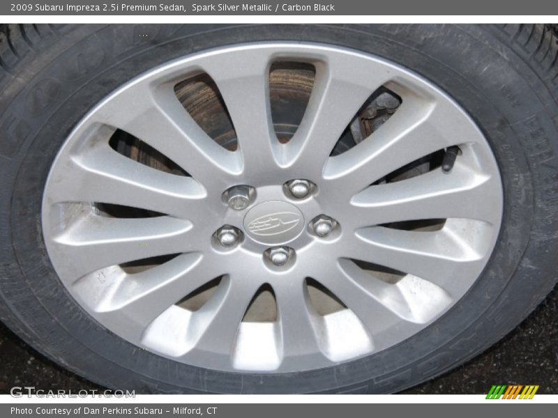 Spark Silver Metallic / Carbon Black 2009 Subaru Impreza 2.5i Premium Sedan