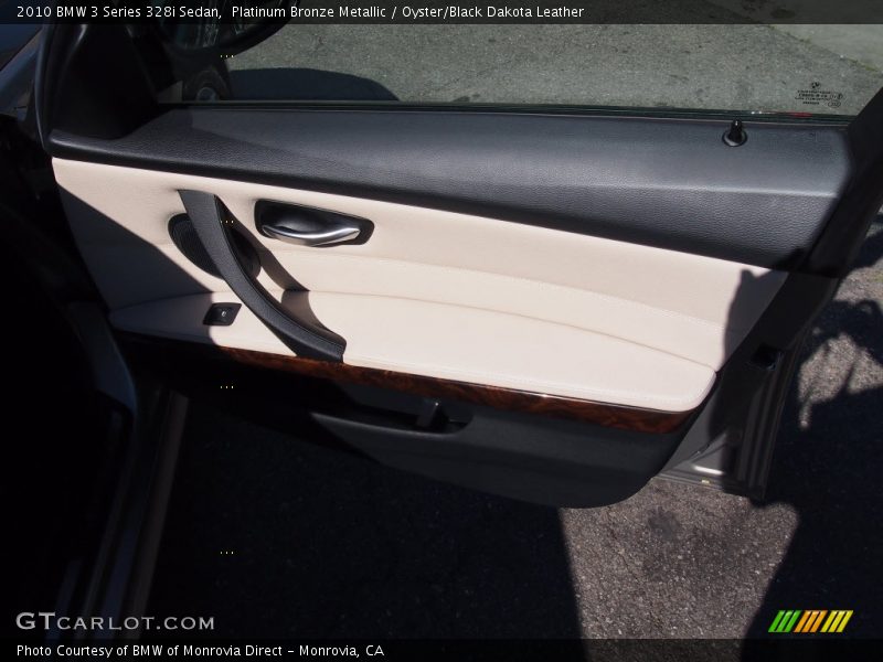 Platinum Bronze Metallic / Oyster/Black Dakota Leather 2010 BMW 3 Series 328i Sedan