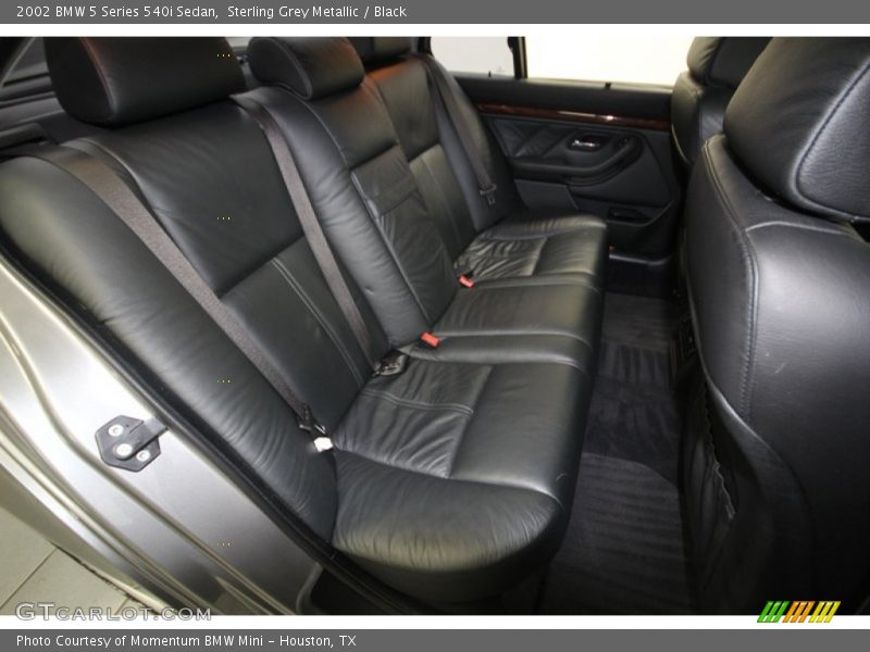 Sterling Grey Metallic / Black 2002 BMW 5 Series 540i Sedan
