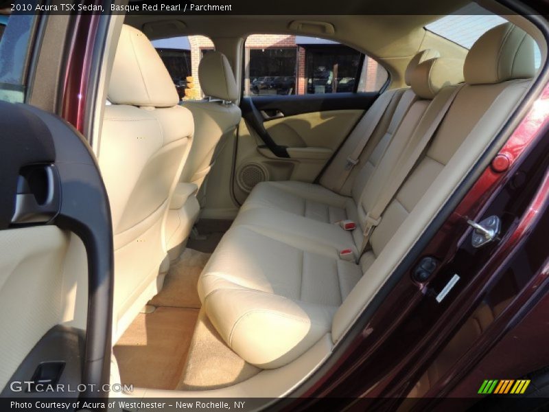 Basque Red Pearl / Parchment 2010 Acura TSX Sedan