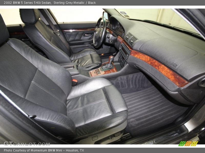 Sterling Grey Metallic / Black 2002 BMW 5 Series 540i Sedan