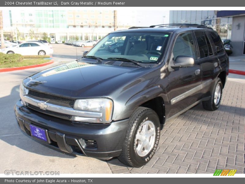 Dark Gray Metallic / Medium Pewter 2004 Chevrolet TrailBlazer LS