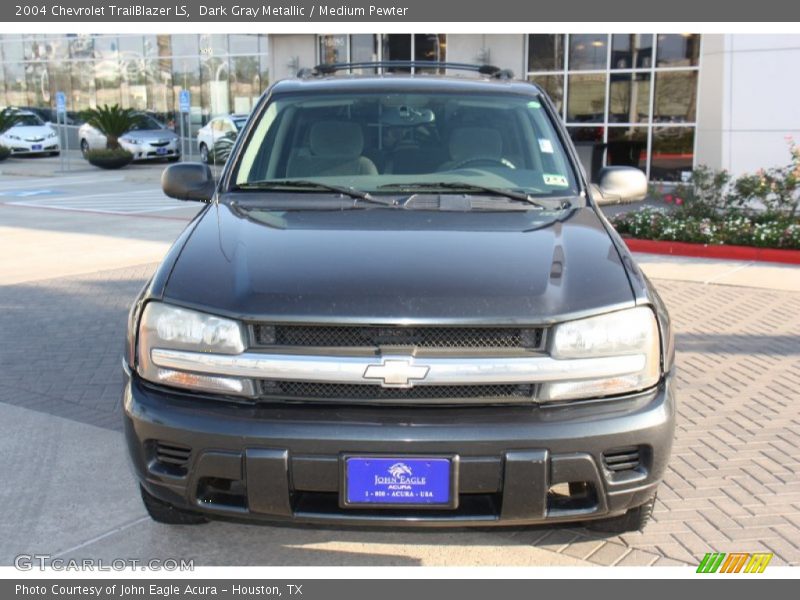 Dark Gray Metallic / Medium Pewter 2004 Chevrolet TrailBlazer LS