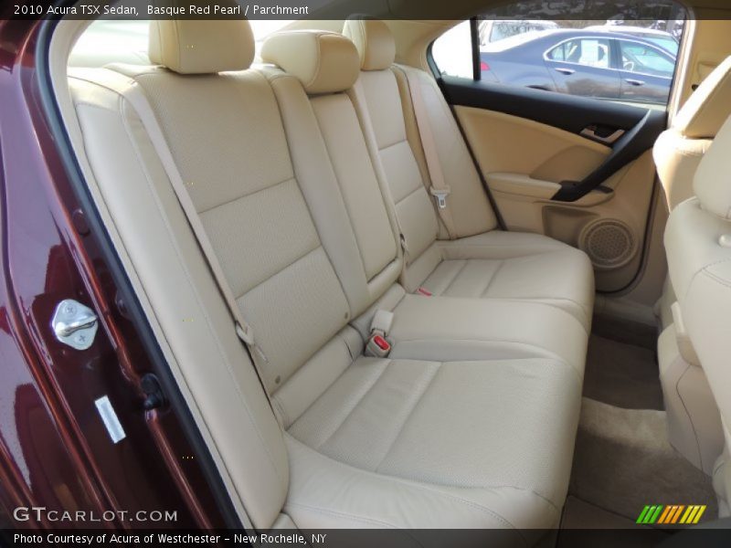 Basque Red Pearl / Parchment 2010 Acura TSX Sedan