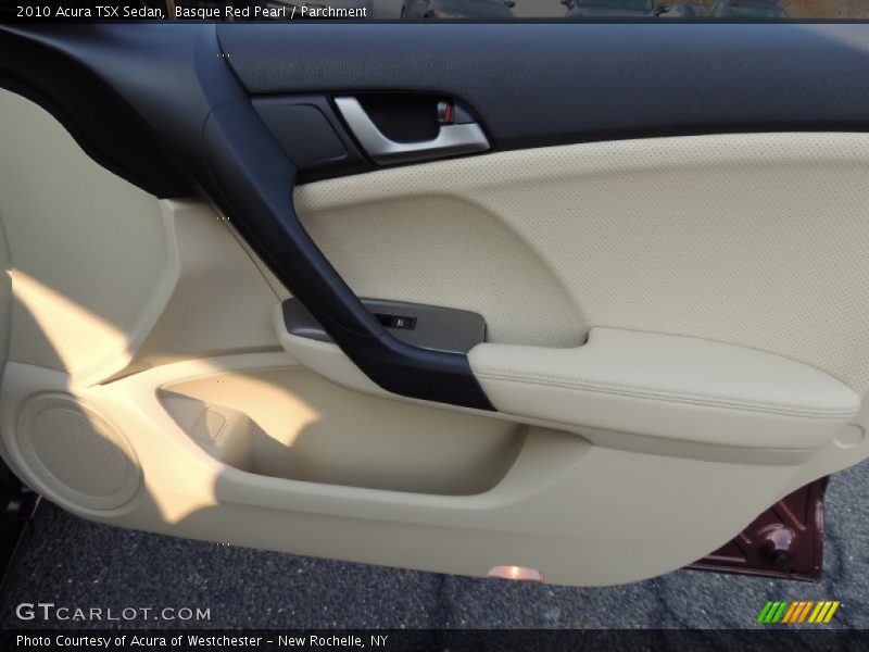 Basque Red Pearl / Parchment 2010 Acura TSX Sedan