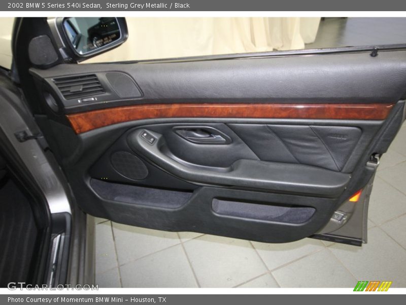 Sterling Grey Metallic / Black 2002 BMW 5 Series 540i Sedan