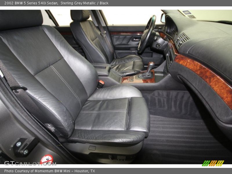 Sterling Grey Metallic / Black 2002 BMW 5 Series 540i Sedan