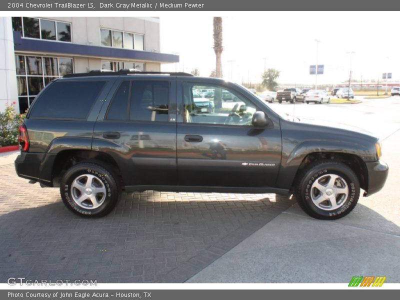 Dark Gray Metallic / Medium Pewter 2004 Chevrolet TrailBlazer LS