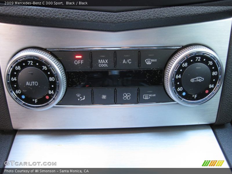 Black / Black 2009 Mercedes-Benz C 300 Sport