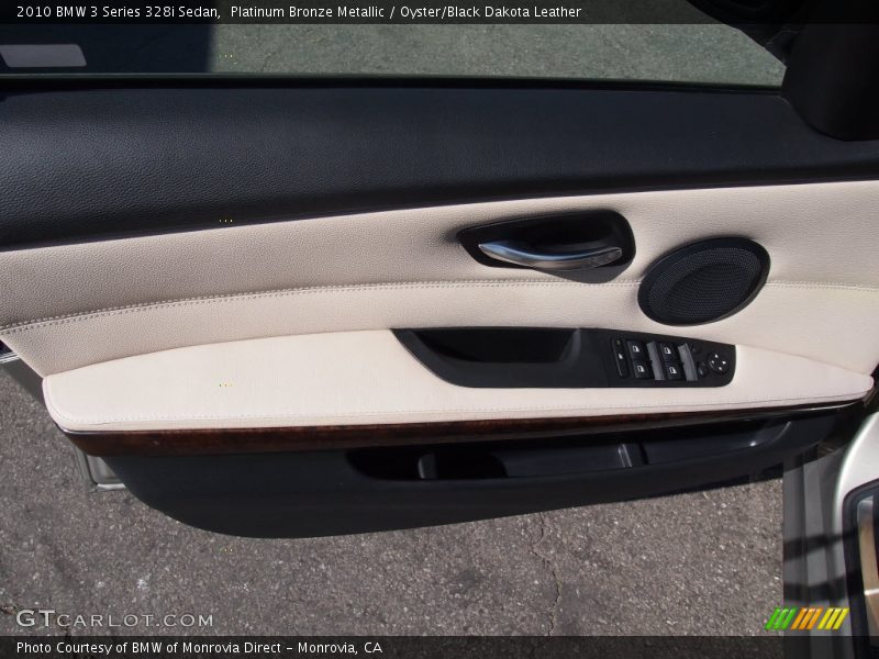 Platinum Bronze Metallic / Oyster/Black Dakota Leather 2010 BMW 3 Series 328i Sedan