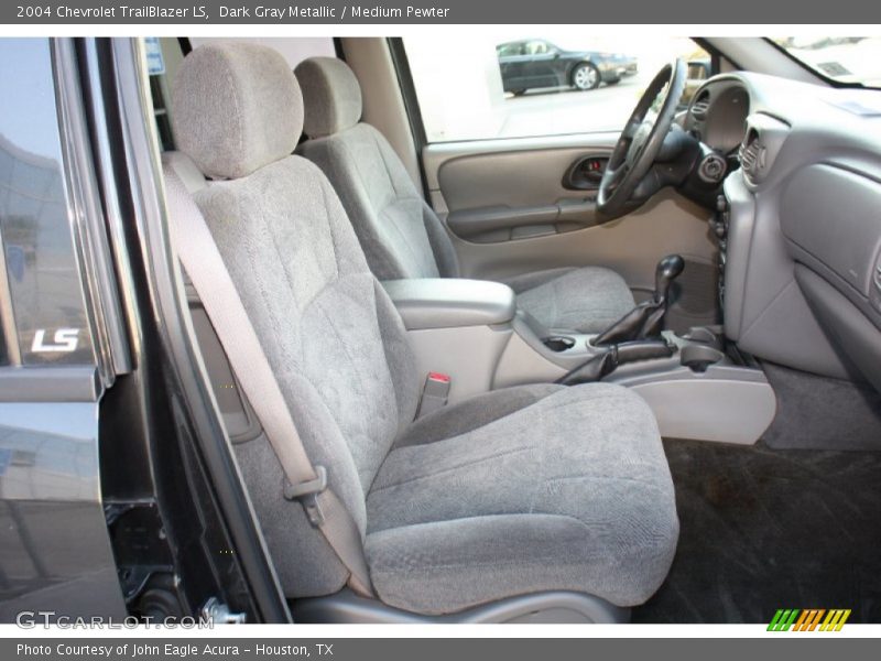 Dark Gray Metallic / Medium Pewter 2004 Chevrolet TrailBlazer LS