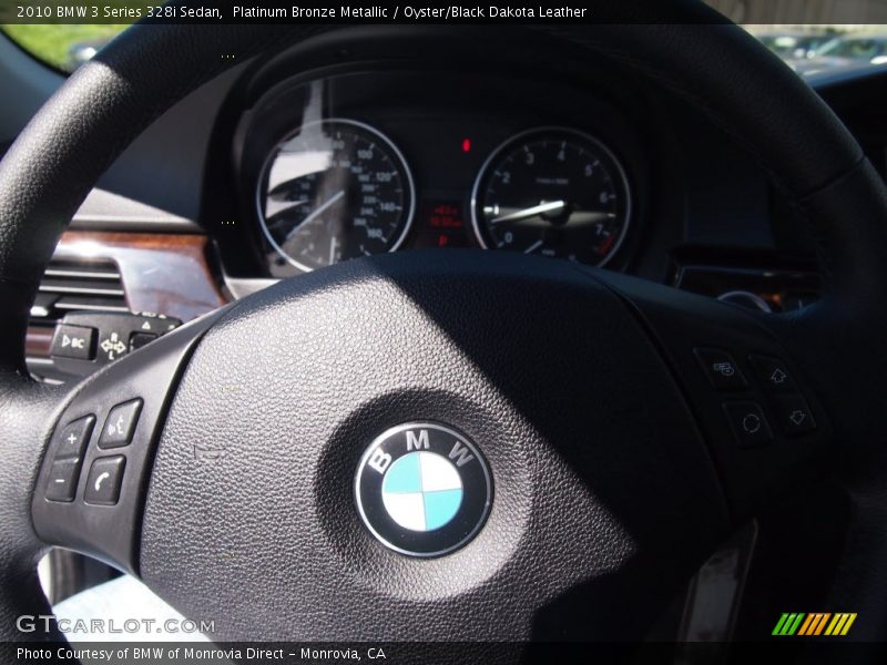 Platinum Bronze Metallic / Oyster/Black Dakota Leather 2010 BMW 3 Series 328i Sedan