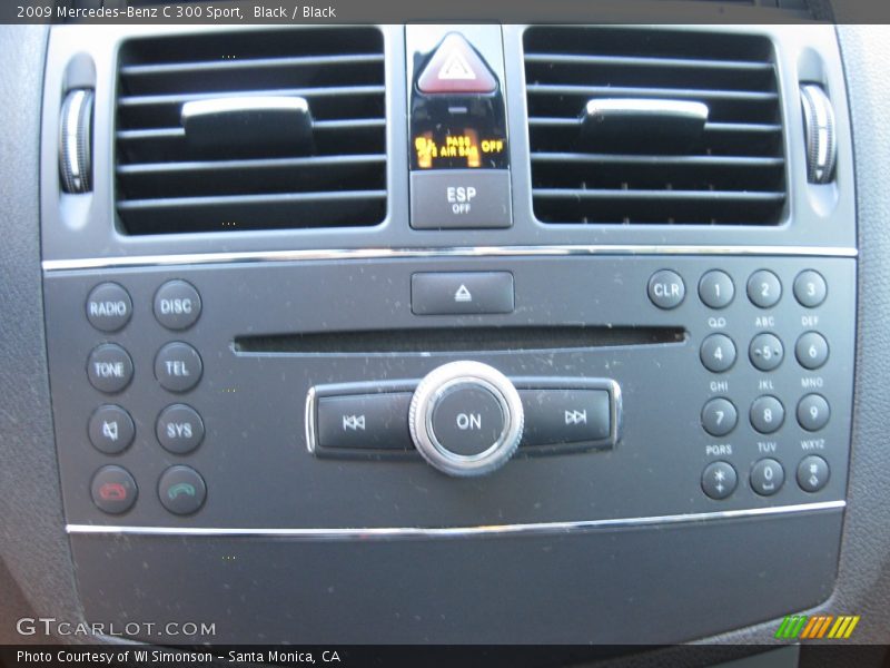 Black / Black 2009 Mercedes-Benz C 300 Sport