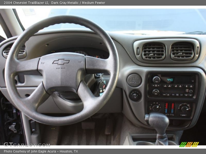 Dark Gray Metallic / Medium Pewter 2004 Chevrolet TrailBlazer LS