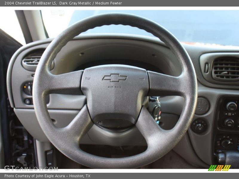 Dark Gray Metallic / Medium Pewter 2004 Chevrolet TrailBlazer LS