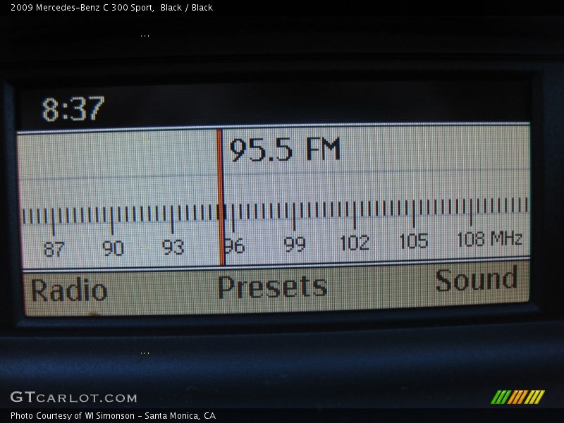 Black / Black 2009 Mercedes-Benz C 300 Sport