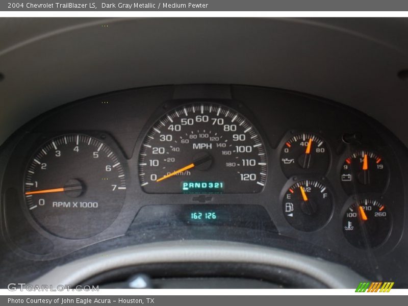 Dark Gray Metallic / Medium Pewter 2004 Chevrolet TrailBlazer LS