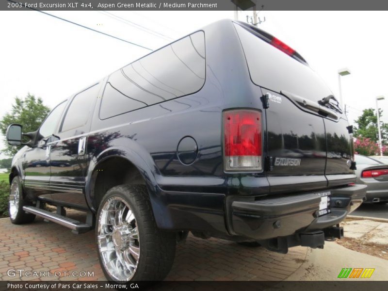 Aspen Green Metallic / Medium Parchment 2003 Ford Excursion XLT 4x4