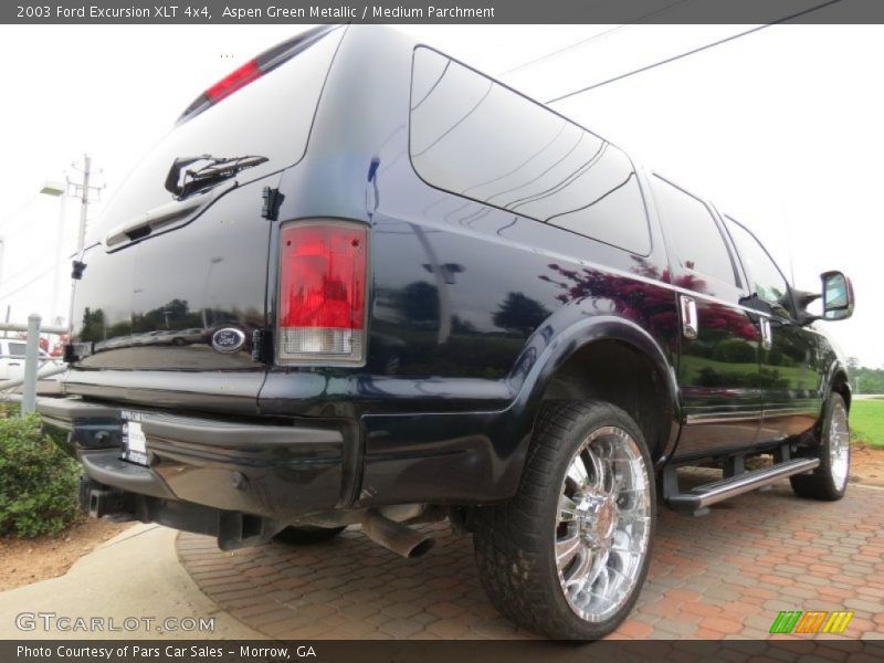 Aspen Green Metallic / Medium Parchment 2003 Ford Excursion XLT 4x4