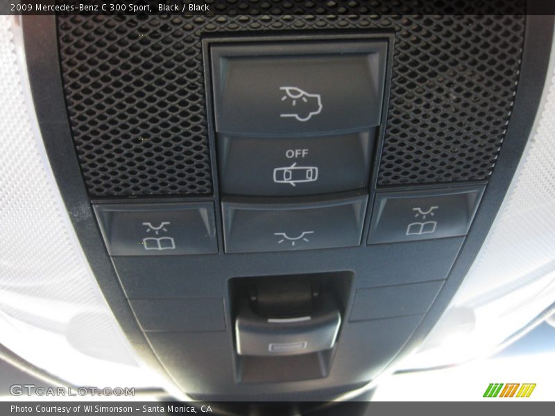 Black / Black 2009 Mercedes-Benz C 300 Sport
