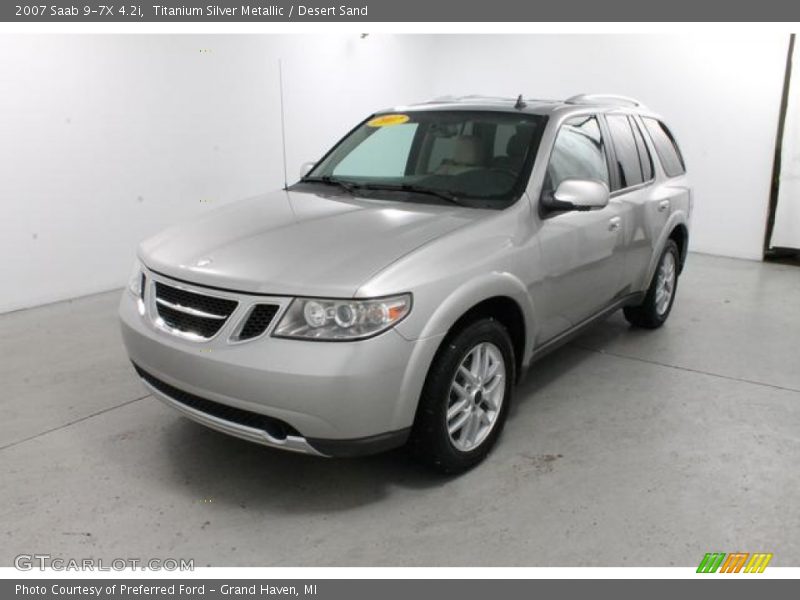 Titanium Silver Metallic / Desert Sand 2007 Saab 9-7X 4.2i