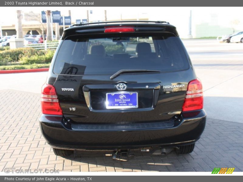 Black / Charcoal 2003 Toyota Highlander Limited