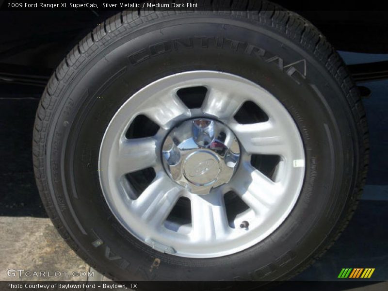 Silver Metallic / Medium Dark Flint 2009 Ford Ranger XL SuperCab