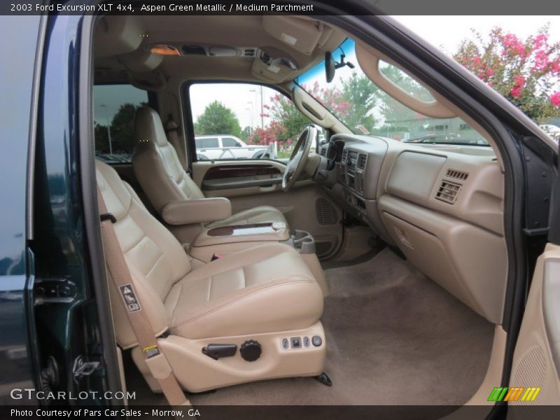 Aspen Green Metallic / Medium Parchment 2003 Ford Excursion XLT 4x4