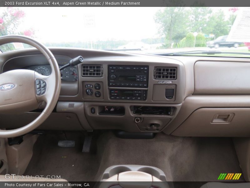 Aspen Green Metallic / Medium Parchment 2003 Ford Excursion XLT 4x4