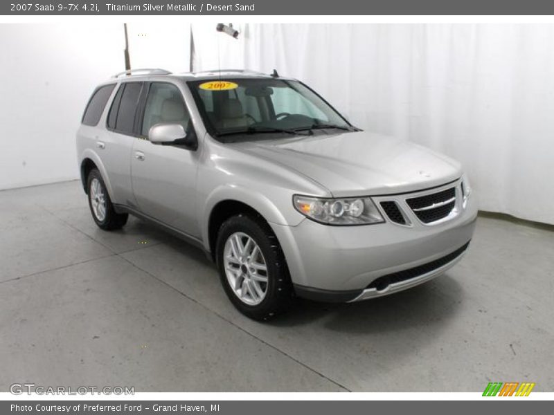 Titanium Silver Metallic / Desert Sand 2007 Saab 9-7X 4.2i
